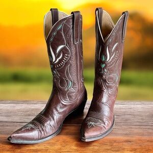 Old Gringo Women’s Cowgirl Boots Brown 7.5